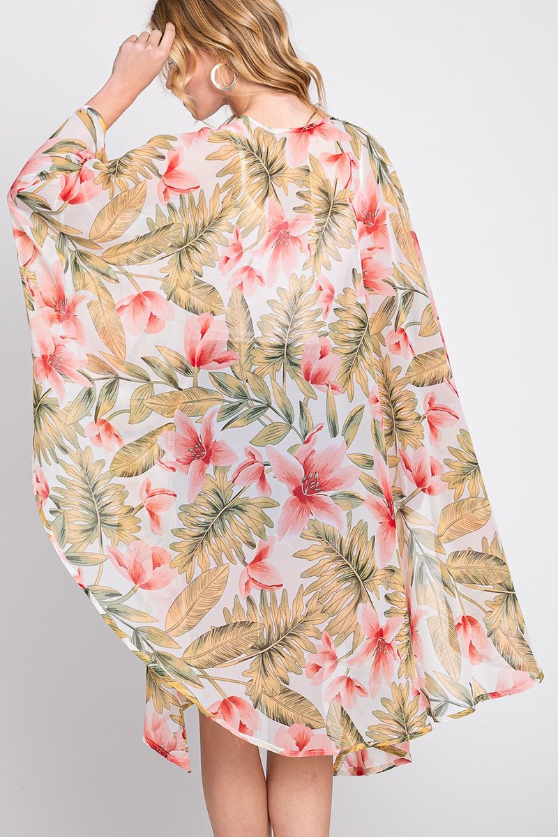 Island Edit White Kimono - Wholesale Accessory Market