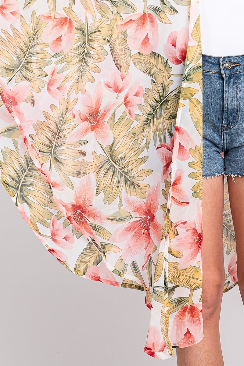 Island Edit White Kimono - Wholesale Accessory Market
