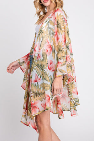 Island Edit White Kimono - Wholesale Accessory Market
