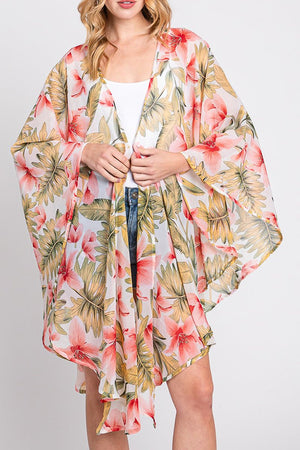 Island Edit White Kimono - Wholesale Accessory Market
