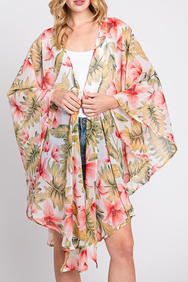 Island Edit White Kimono - Wholesale Accessory Market