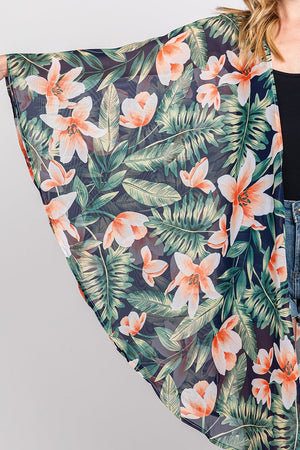 Island Edit Navy Kimono - Wholesale Accessory Market