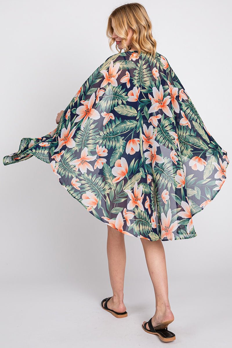 Island Edit Navy Kimono - Wholesale Accessory Market