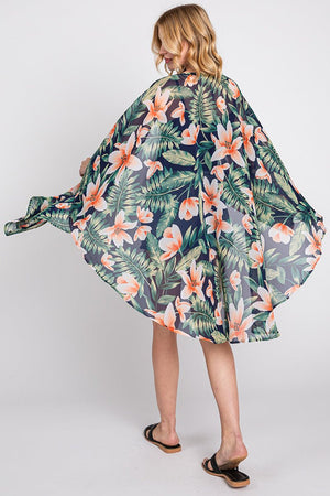 Island Edit Navy Kimono - Wholesale Accessory Market