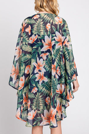Island Edit Navy Kimono - Wholesale Accessory Market