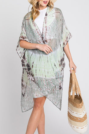 Balmy Breeze Green Kimono - Wholesale Accessory Market