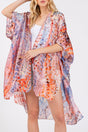 Shifting Sand Pink Silky Kimono - Wholesale Accessory Market