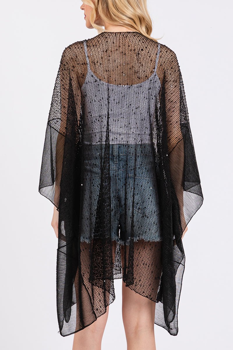 Summer Breeze Black Kimono - Wholesale Accessory Market