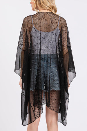 Summer Breeze Black Kimono - Wholesale Accessory Market