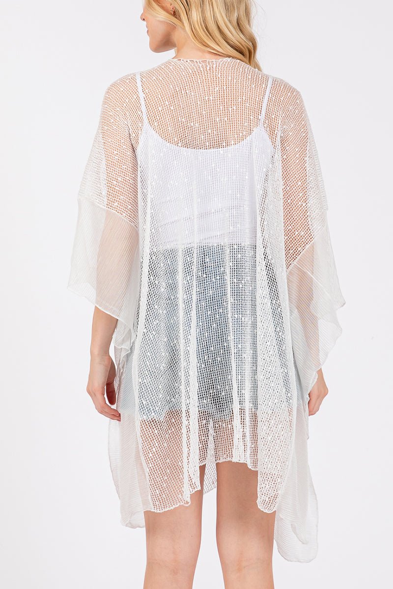 Summer Breeze White Kimono - Wholesale Accessory Market