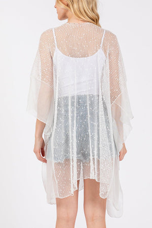Summer Breeze White Kimono - Wholesale Accessory Market