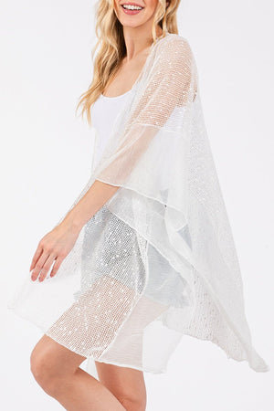 Summer Breeze White Kimono - Wholesale Accessory Market