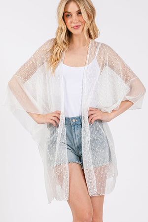 Summer Breeze White Kimono - Wholesale Accessory Market