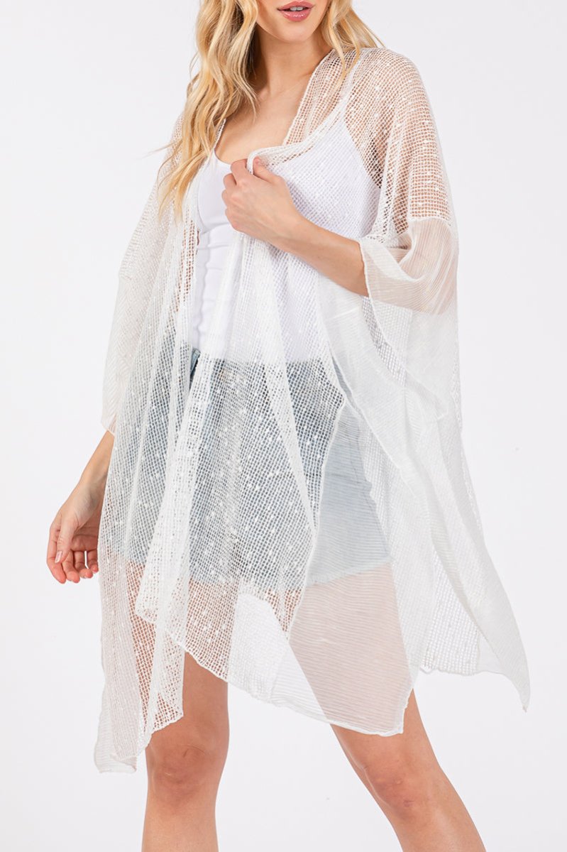 Summer Breeze White Kimono - Wholesale Accessory Market