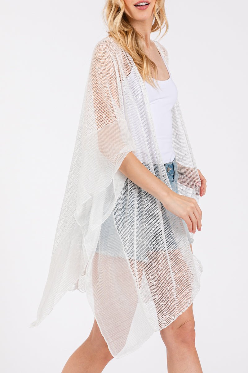 Summer Breeze White Kimono - Wholesale Accessory Market