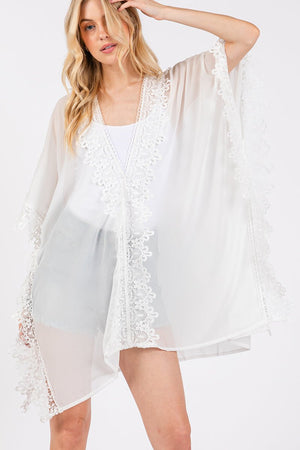 Garden Villa White Cover Up - Wholesale Accessory Market