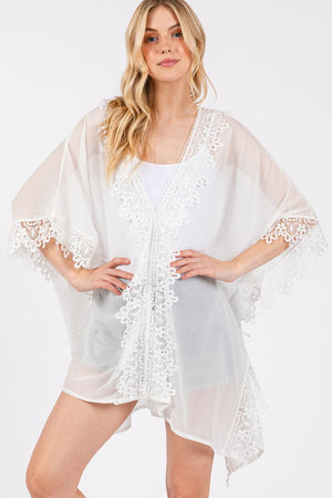 Garden Villa White Cover Up - Wholesale Accessory Market