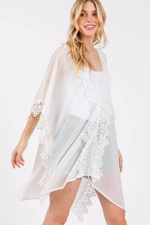 Garden Villa White Cover Up - Wholesale Accessory Market