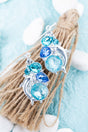 Blue Island Glitz Dolphin Silvertone Earrings - Wholesale Accessory Market
