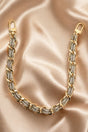 Iridescent It Girl Goldtone Purse + Pants Chain - Wholesale Accessory Market