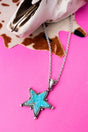 Turquoise Somers Point Silvertone Necklace - Wholesale Accessory Market