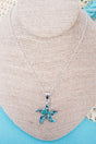Driftstone Starfish Silvertone Necklace - Wholesale Accessory Market