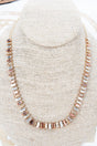 Elle Ivory Baguette Goldtone Necklace - Wholesale Accessory Market