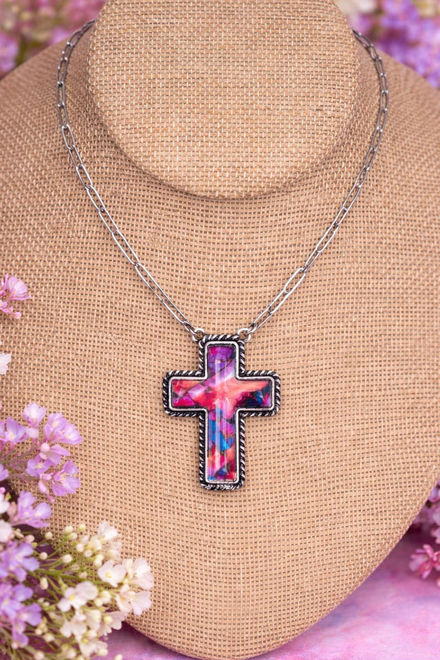Sunday Sunset Silvertone Necklace - Wholesale Accessory Market