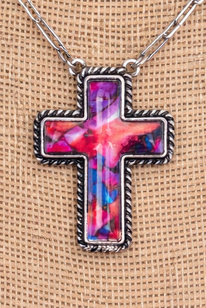 Sunday Sunset Silvertone Necklace - Wholesale Accessory Market