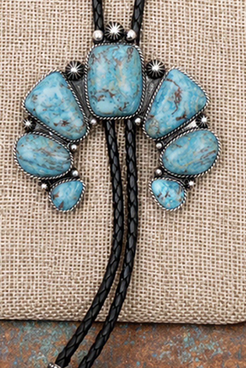 Turquoise Mesa Forge Naja Bolo Tie Necklace - Wholesale Accessory Market