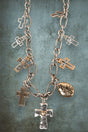 The Faith Edit Two - Tone Charm Necklace - Wholesale Accessory Market