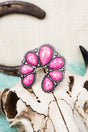 Stonegate Pink Opal Naja Silvertone Ring - Wholesale Accessory Market