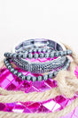 Winchester Way Silvertone Beaded Bracelet Set - Wholesale Accessory Market