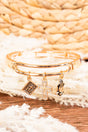 Blessed Goldtone Charm Stretch Bracelet - Wholesale Accessory Market
