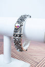 Iridescent San Pablo Silvertone Stretch Bracelet - Wholesale Accessory Market