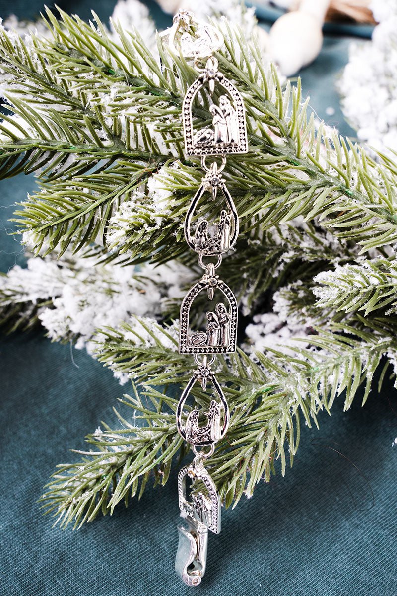 O Come Emmanuel Silvertone Magnetic Bracelet - Wholesale Accessory Market