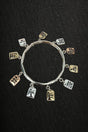 10 Commandments Tri - Tone Charm Bracelet - Wholesale Accessory Market