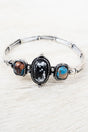High Plains Silvertone Stretch Bracelet - Wholesale Accessory Market