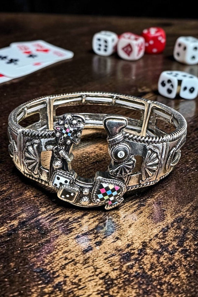 The Lucky Streak Silvertone Bracelet - Wholesale Accessory Market