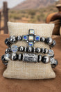 Iridescent Gritstone Grace Beaded Bracelet Set - Wholesale Accessory Market