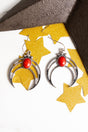 SALE! Red Los Alamos Naja Earrings - Wholesale Accessory Market