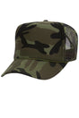 OTTO Camo Foam Front High Crown Trucker Hat - Wholesale Accessory Market