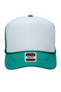OTTO Youth Jade with White Foam Front High Crown Trucker Hat - Wholesale Accessory Market