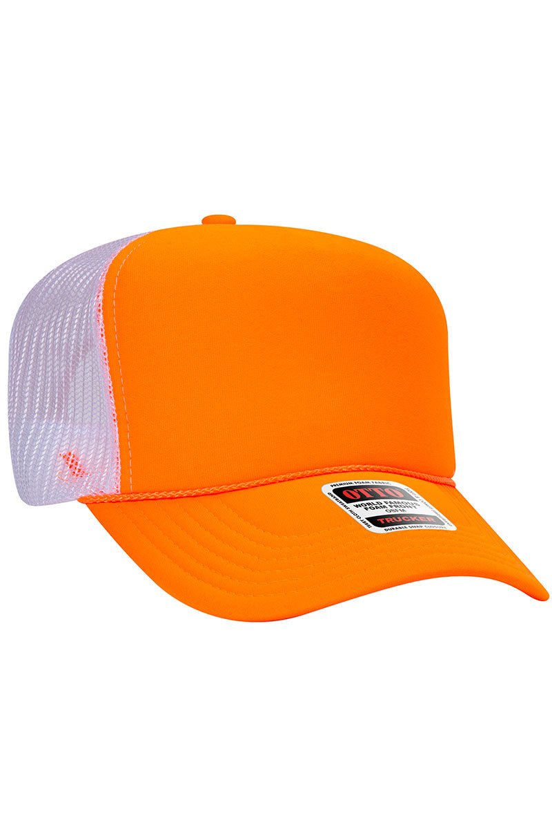 Orange and White Junk Trucker Hat Hat - Detroit Thirsty Orange White Richardson Snapback  main image 2