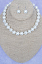 Crystal Avenue The Classic Edit Pearl Necklace and Earring Set - Wholesale Accessory Market