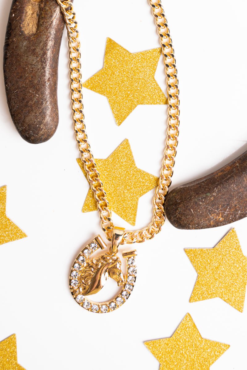 Crystal Avenue The Mane Event Crystal Goldtone Necklace - Wholesale Accessory Market