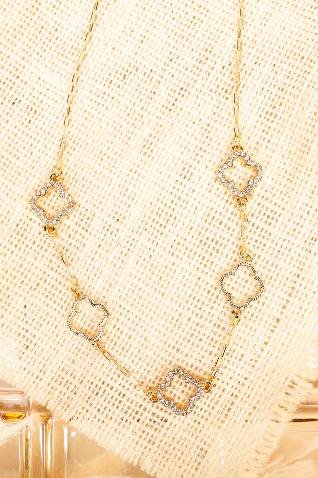 Crystal Avenue Maclennan Crystal Morocco Goldtone Necklace - Wholesale Accessory Market