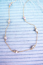 Crystal Avenue Venice Vista Brown Flower Beaded Necklace - Wholesale Accessory Market