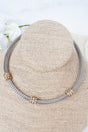 Crystal Avenue So Chic Crystal Silvertone Choker - Wholesale Accessory Market