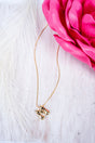 Crystal Avenue Goldtone Bubble Initial 'M' Necklace - Wholesale Accessory Market